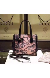 Gucci Arabesque Canvas Tote Bag Pink 443089 VS04211