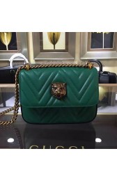 Gucci Broadway Chain Shoulder Bag Green 432581 VS07867