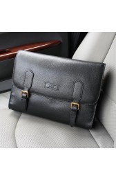 Gucci Calfskin Leather Messenger Bag 347249 Black VS03238