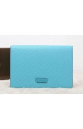Gucci Diamante Leather Clutch G8028 Light Blue VS04472