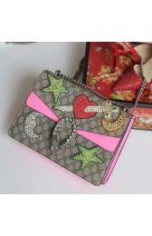 Gucci Dionysus Embroidered Shoulder Bag Pink 403348 VS01128