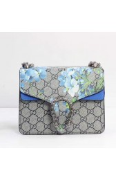Gucci Dionysus GG Blooms Mini Bag Blue 421970 VS02849