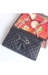 Gucci Emily Guccissima Leather Shoulder Bag Black 295402 VS06644