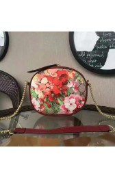 Gucci GG Blooms Mini Chain Bag 409535 Burgundy VS04906
