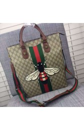 Gucci GG Supreme Bee embroidered Tote Bag 408539 VS01268