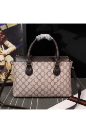 Gucci GG Supreme Canvas Tote Bag 409534 Brown VS02840