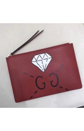 Gucci Guccighost Pouch Red 445597 VS06233