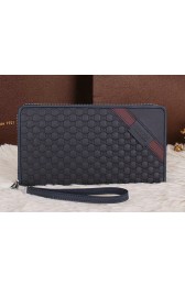 Gucci Guccissima Leather Clutch G2637 RoyalBlue VS07981
