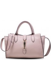 Gucci Jackie Original Leather Top Handle Bag 365460 Pink VS06061