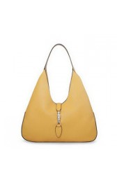 Gucci Jackie Soft Leather Hobo Bag 362968 Yellow VS03660