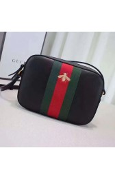 Gucci Leather Shoulder Bag 412008 Black VS05313