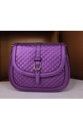 Gucci Nice MicroGuccissima Leather Shoulder Bag 336749 Purple VS04410