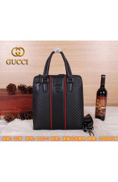 Gucci Original Guccissima Leather Business Tote Bag G80213 Black VS04810