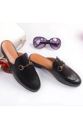 Gucci Princetown Leather Slipper Black 432773 VS02577