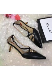 Gucci Sheep Leather Pump Black 580117 VS07211