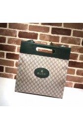 Gucci Soft GG Supreme Tote Green 463491 VS00596