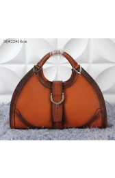 Gucci Stirrup Leather Top Handle Bag 277514 Wheat VS07307