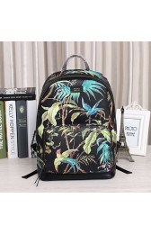 Gucci Tropical Print Leather Backpack 406370 VS05141