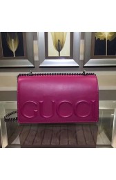 Gucci XL Leather Mini Bag Rose Original Leather 421850 VS01372