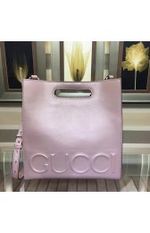 Gucci XL Leather Tote Bag Pink 409378 VS08670