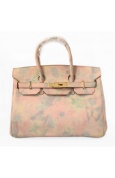 Hermes Birkin 30CM Tote Bag Beige Suede Leather Gold VS06106
