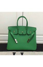 Hermes Birkin 35 Tote Bag in Green Togo Leather HB1210 VS08655