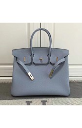 Hermes Birkin 35 Tote Bag in Light Blue Togo Leather HB1210 VS03055