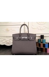 Hermes Birkin 35CM 30CM Tote Bag Original Leather HB35O Gray VS09005