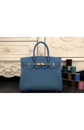 Hermes Birkin 35CM 30CM Tote Bag Original Leather HB35O SkyBlue VS09616