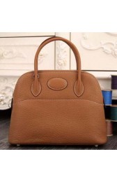 Hermes Bolide 31CM Original Leather Tote Bag Wheat VS08023