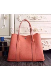 Hermes Garden Party 36 30 Tote Bag in Imported Togo Leather Light Orange VS03051