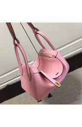 Hermes Lindy 26 Bag Pink Togo Calfskin Leather HLD2630 VS02340