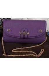 Hermes Passe-Guide Shoulder Bag Calfskin Leather H33225 Pueple VS04245