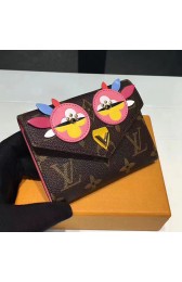 High Imitation Louis Vuitton Monogram Canvas Victorine Wallet Pink M60661 VS02782