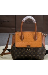 High Imitation Louis Vuitton Precious Leather Majestueux Bag M42963 Wheat VS08368