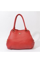 High Quality 2014 Prada Original Calfskin Leather Tote Bag BR4386 in Red XZ VS04250