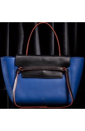 High Quality Celine Belt Bag Original Leather CL3345M Blue&Black&Orange VS03796