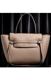 High Quality Fake Celine Belt Bag Original Litchi Leather CL3345M Khaki VS00339