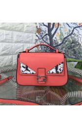 High Quality Fendi Double Micro Baguette Bag Orange FD2359 VS09896