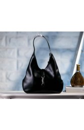 High Quality Gucci 362968 Jackie Soft Leather Hobo Bag Black VS04427