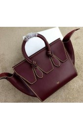 High Quality Imitation 2015 Celine Tie Nano Top Handle Bag Original Leather 98313 Burgundy VS07204