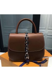 High Quality Imitation Louis Vuitton Calfskin Chain It Bag Camel PM M54619 VS08351