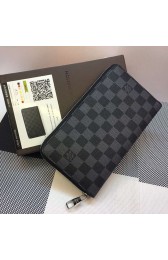 High Quality Imitation Louis Vuitton Damier Graphite Canvas Zippy Organiser M60002 VS02811