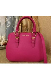 High Quality Imitation miu miu Madras Goat Leather Top-handle Bag RL0063 Rose VS03515