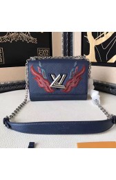 High Quality Louis Vuitton Epi Leather Twist MM Blue M54567 VS09463