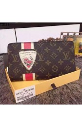 High Quality Louis Vuitton Monogram Canvas Zippy Illustre Wallet M66555 VS06353