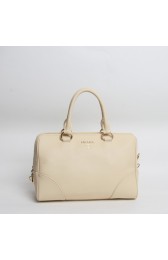 High Quality Prada Import Original Calfskin Leather Two Handle Bag BN0822 in Beige XZ VS04460