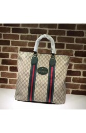High Quality Replica Gucci GG Supreme Tote Green 473870 VS01891