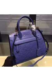 High Quality Replica Louis Vuitton Monogram Empreinte Pont-neuf MM Blue M41752 VS03208