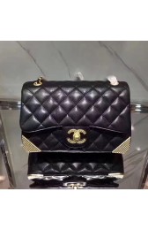 Hot Chanel Calfskin Small Flap Bag Black A98256 VS05001